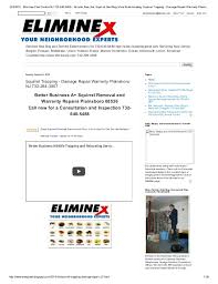 Why pest control services needed: Squirrel Trapping Damage Repair Warranty Plainsboro Nj 732 284 3807