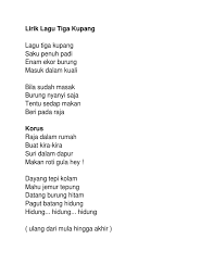 0 avaliações0% consideraram este documento útil (0 lagu tiga kupang. Lirik Lagu Tiga Kupang
