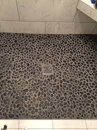If you're looking for inspiration for your own stone shower or bathroom design idea. Bathrooms Showers Pebble Tile Shop