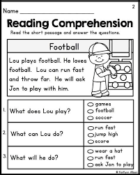 Kindergarten First Grade Simple Reading Comprehension Passages 1st Grade Reading Worksheets Reading Comprehension Kindergarten 2nd Grade Reading Worksheets