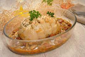 Roti De Dinde Sauce Chorizo Champignons Au Fil Du Thym Roti De Dinde Roti De Dinde Recette Sauce Chorizo