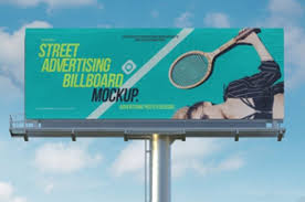 A Front View Psd Billboard Mockup For All Your Billboard Advertising Needs You Can Add Your Graphics With Eas Billboard Mockup Billboard Advertising Billboard