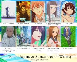 Top Anime Of Summer 2019 Week 4 Just Another Random Blog