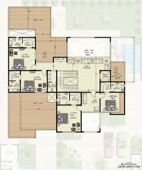 مخطط الفيلا رقم التصميم P4 من مبادرة بيتى 942 متر مربع 8 غرف نوم Classic House Design Modern House Exterior House Layouts