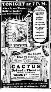 Come over to tucson old pueblo, arizona created/published: Cactus Drive In Advertisement Drive In Theater Drive In Movie Theater Drive In Movie