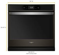 If you turn the oven light on while you cook, you're much more likely to remember that your oven's on, and thus remember to turn it off when you're done. Wos72ec0hv Whirlpool 5 0 Cu Ft Smart Single Wall Oven With True Convection Cooking Fingerprint Resistant Black Stainless Manuel Joseph Appliance Center