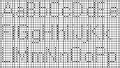 Image Result For Free Crochet Bobble Stitch Letter Patterns