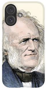 Portrait Of Sir Charles Lyell (1797-1875) Scottish Geologist iPhone Case by  American School