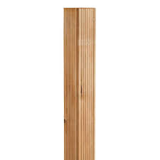 Post and dowel fence is known for its rounded post and rails. 4 In X 4 In X 6 Ft Pressure Treated Cedar Tone Moulded Fence Post Walmart Com Walmart Com