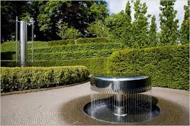The Duchess Hired Jacques Wirtz A Belgian Landscape Architect Considered By Some The Modern Equivalent Of Waterscape Design Landscape Design Garden Fountains