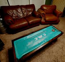 A fire table, charcoal grill and 8 other tools you need for a backyard tailgate. My Complete Repurposed Reused And Recycled Living Room Furniture Couch Chair Was On The Curb At A Neighbors House Coffee Table Was Built By Me From A Old Tailgate And Scraps From A