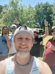 Disc golf farewell to friend moving to Idaho