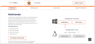 How Can I Download And Install Netextender For Windows Sonicwall