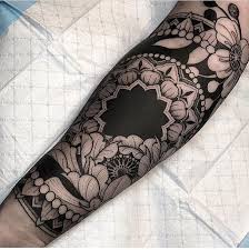 Dark Mandala Tattoo Cover Up Black Tattoo Cover Up Cover Tattoo Cover Up Tattoos