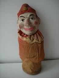 Antique PUNCH (but not Judy) Jack in the Box Figure (but not the box)  RARE!!
