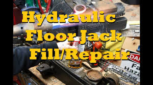 How To Completely Repair Revive A Hydraulic Floor Jack Youtube