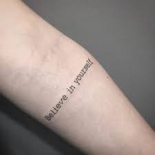 Believe In Yourself Tattoo Million Feed Tatuagem Believe Tatuagem Sisters Tatuagem