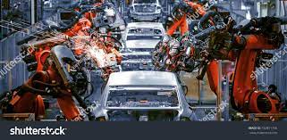 The Welding Arm On The Automobile Production Line Is Being Welded Ad Sponsored Automobile Arm Welding Welded Car Global Automobile