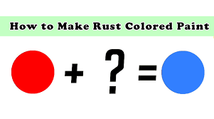 How To Make Rust Colored Paint