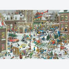Jan van haasteren 1500 piece sealed jigsaw clash of the bakers jvh 19077. Jan Van Haasteren Christmas Bilder Skole Kort