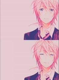 Imagem De Anime Boy And Cry Anime Pink Hair Anime Anime Eyes