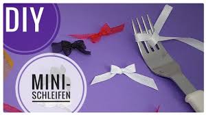 Minischleifen Mit Gabel Selber Binden Basiswissen Basteln Diy Idee Tutorial Deutsch Schleife Machen Schleife Binden Basteln Anleitungen Selber Machen