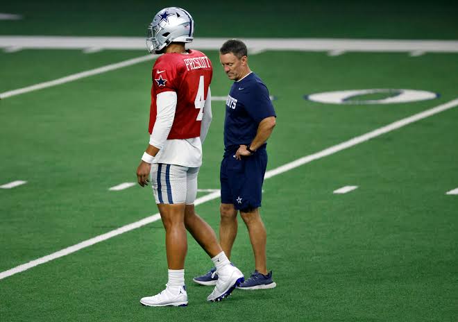Cowboys' Dak Prescott brushes off ankle issues in practice