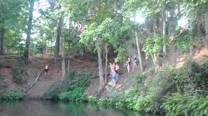 Johns Jump At The Blue Hole Youtube