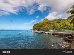 Vincent and the grenadines in the caribbean kicked out an explosive eruption, but it's now happening again. View Wallilabou Bay Image Photo Free Trial Bigstock