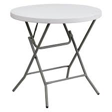 Flash Furniture 32 Round Granite White Plastic Folding Table Walmart Com Round Folding Table Folding Table Flash Furniture