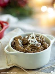 Risotto Aux Champignons Et Parmesan Mes Recettes Healthy Recette Risotto Champignons Risotto Recette Healthy