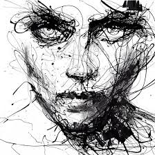 Black And White Dripping Paint Powerful Dripping Paint Portraits By Agnes Cecile Drip Painting White Art Art