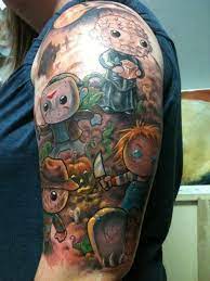 The most popular are disney cartoons, japanese anime cartoons or any others animated movies. Horror Tattoo Cartoon Style Freddy Jason Chuckie Pinhead I Love This A Little Too Much Movie Tattoos Horror Tattoo Cartoon Tattoos
