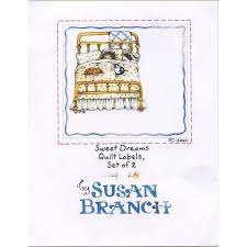 Cockroach, and insectosaurus host a charity haunted house, susan heads home. Susan Branch Sweet Dreams Digitally Printed Quilt Labels Susan