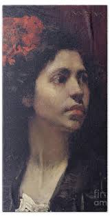 Spanish Girl Beach Towel