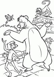 Download and print out the coloring pages right away. Baloo From The Jungle Book Coloring Pages For Kids Printable Free Coloing 4kids Com