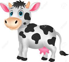 Cute Cow Cartoon Cute Cows Cow Cartoon Posters