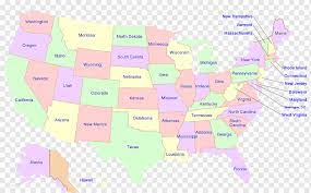 Regions and city list of usa with capital and administrative centers are marked. Map United States Diagram U S State Line Map Usa Text United States Map Png Pngwing