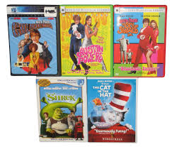 Mike Myers Comedy Dvd Lot 5 Dvds Shrek Austin Powers Cat In The Hat Ebay