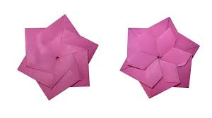 Comment Faire Une Fleur Double Face En Origami Origami Fleur Origami Fleur Origami Facile