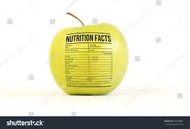 Green Apple Nutrition Facts Label Concept Stock Photo Edit