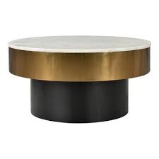 Voelker Drum Coffee Table In 2020 Drum Coffee Table Solid Coffee Table Coffee Table