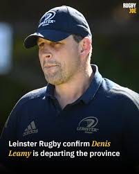 Leinster Rugby have confirmed Denis Leamy (contact skills coach) is leaving  the province at the end of this season 🔵👋 He is taking up a role, next  season, as Defence Coach at