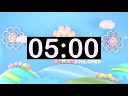 5 minute equal 300000 milliseconds 5 minute equal 300 seconds. 5 Minute Countdown Timer With Music For Kids Youtube