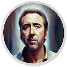 Nicolas Cage, Actor #1 Wood Print