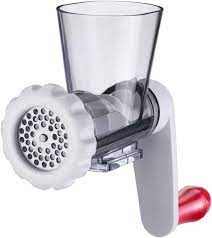 Er lässt sich mit der integrierten klemmvorrichtung an jeden tisch oder auch an der arbeitsplatte in der küche. Amazon Com Westmark Meat Mincer Frecher Fritz Professional Gray White Red Kitchen Dining