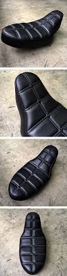 Received A Seat Pan For A Sweet Shovelhead Which Is Being Build By Pancake Customs I Did The Foam And Made The Full Grain Leather Cover Grey Top Stit Projekte