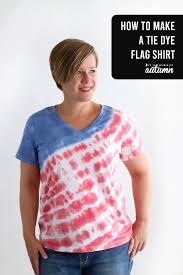 Red white and blue tie dye. Diy Red White And Blue Tie Dye Shirt For The Fourth Of July It S Always Autumn