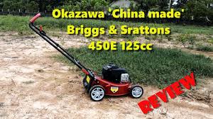 Bandingkan penawaran harga mesin potong rumput dari berbagai supplier terbaik. Review Okazawa 18 Briggs Stratton 450e 125 Cc Youtube