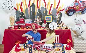 Santa themed decor is bright, festive, and humorous. Fireman Birthday Party Ideas For Kids Mommy Evolution